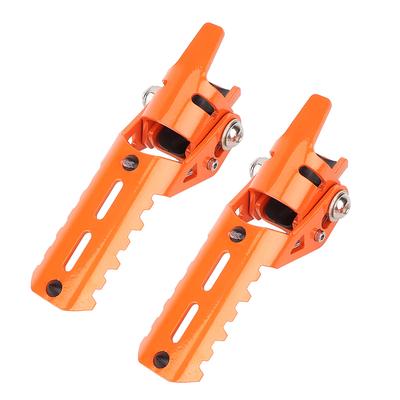 Motorcycle Front Footrest Foot Pegs Parts Accessory for R1200GS 20132018 (Orange)