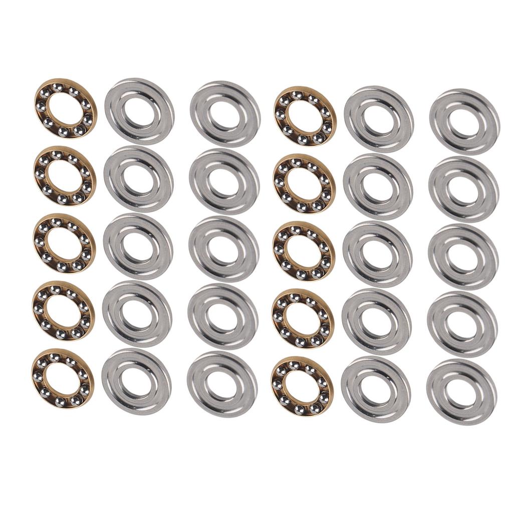 10pcs Thrust   Bearing Miniature High   Flat Steel Bearings Set (F6-12M 6x12x4.5mm)