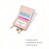 Fashion new Korean version cute embroidered women simple short change multi-functional wallet