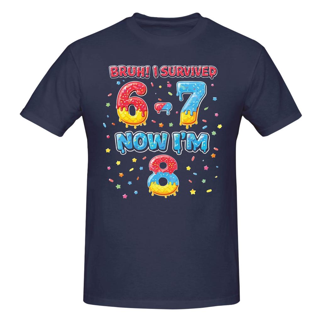 Piece Funny th Birthday Novelty Cotton TShirt Bruh I Survived Party Vibes Tees Tops For Unisex