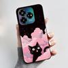 For ZTE Axon 60 Lite / Blade V60 Vita / Nubia V60 Design Case Cute Love Heart Rabbit Casing Black Soft Silicone Protective Cover