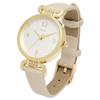 Fieldwork Women's Analog Watch with Leather Strap and Sparkling Stones, Jewelia White, JN044-1