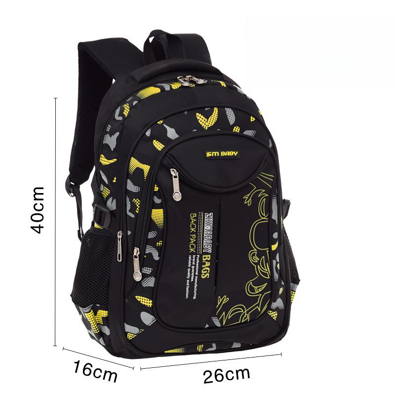 Casual Large-capacity Men's Backpacks, Lightweight and Wear-resistant Schoolbags for Primary School Students and Children