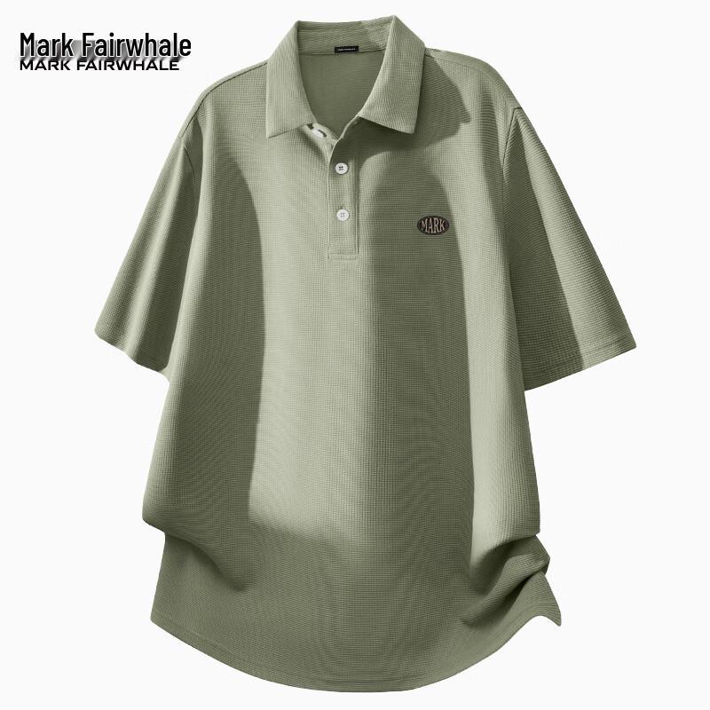Mark Fairwhale Men's Retro Waffle Polo Shirt
