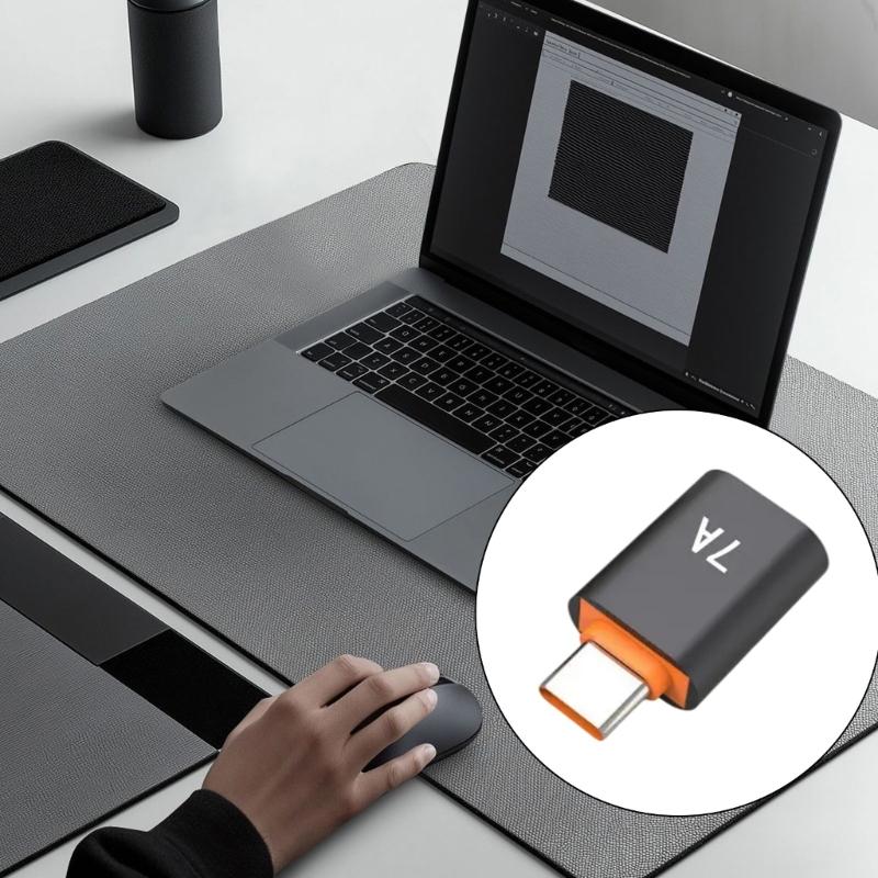 USB 3.0 Type C OTG Converter Speed Data Transfer Adapter Supports 5Gbps Bandwidth & 7A Charging for Phone Tablet