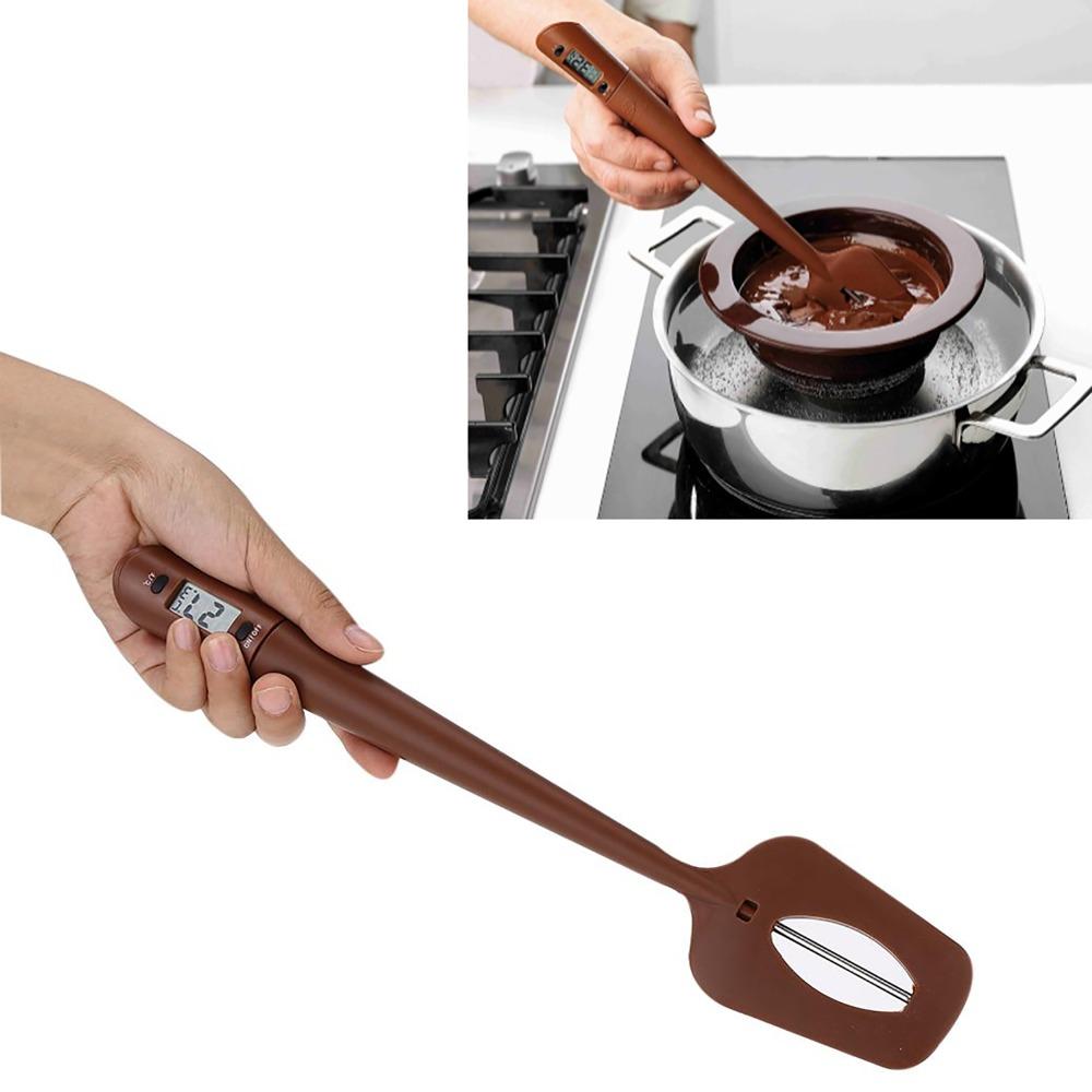 Kitchen Tools LCD Candy Thermometer Instant Read 2 in 1 Digital Thermometer Portable Professional Spatula Temp Gauge BBQ