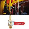 G1Celsius4   Male to 8Celsius10Celsius12mm Hose Barb   Valve Green Lever Handle Thicken Brass Valve(8mm)