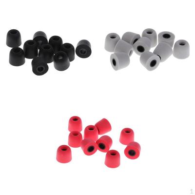 15 Pairs Earbud Memory Foam Earplug Tips For Headphone 4.5mm