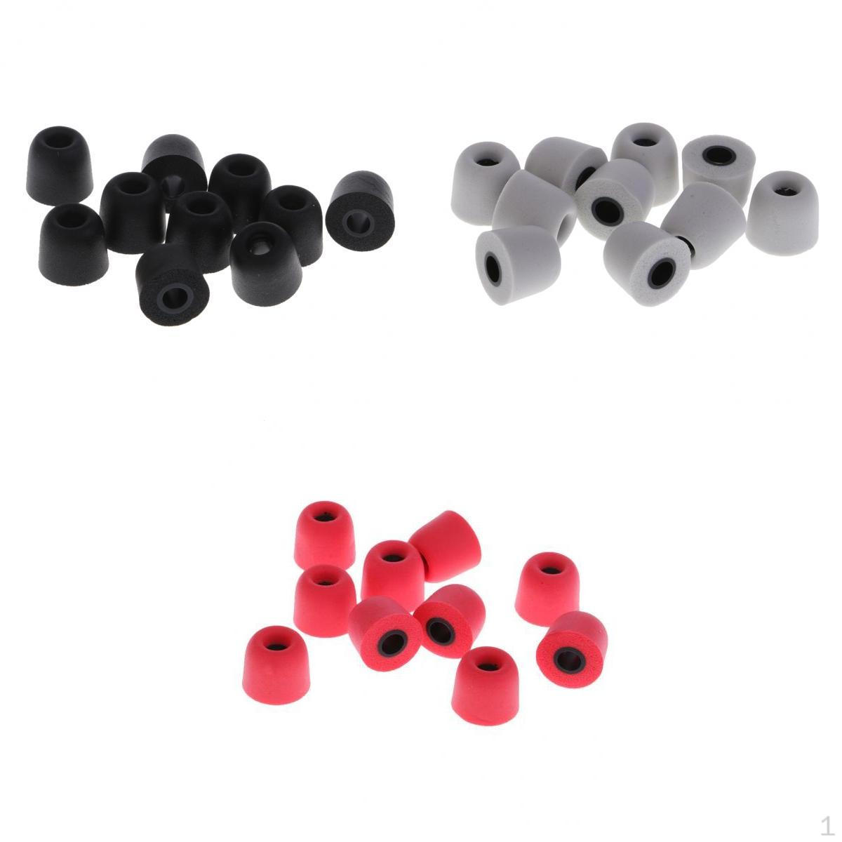 

15 Pairs Earbud Memory Foam Earplug Tips For Headphone 4.5mm