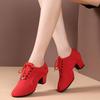 Women's Shoes Indoor Teacher Shoes Latin Dance Shoes Ballroom Shoe Modern Waltz Ballroom Dance Soft Premium Heel 5 Cm
