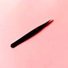 Dolphin Gold Precision Eyelash Tweezers with Feather Clip for Technicians