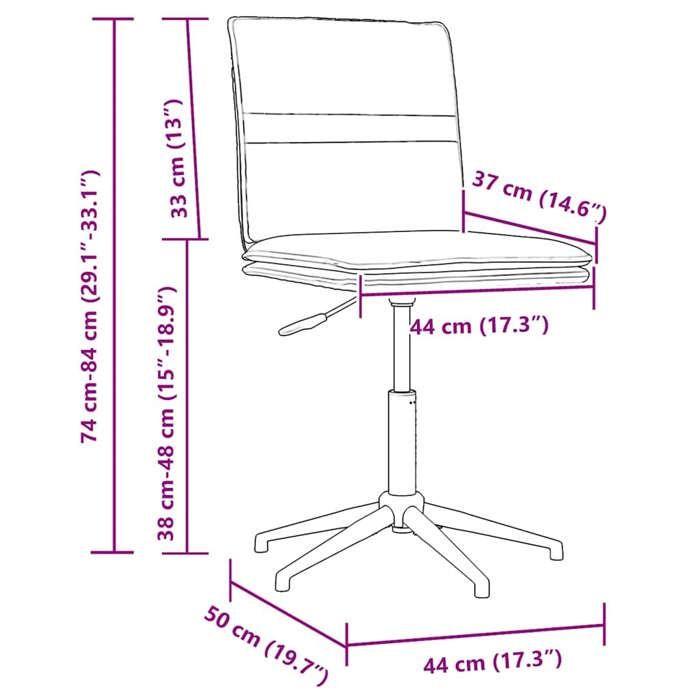 VidaXL Chaises à manger lot de 4 Bleu Velours 3315647