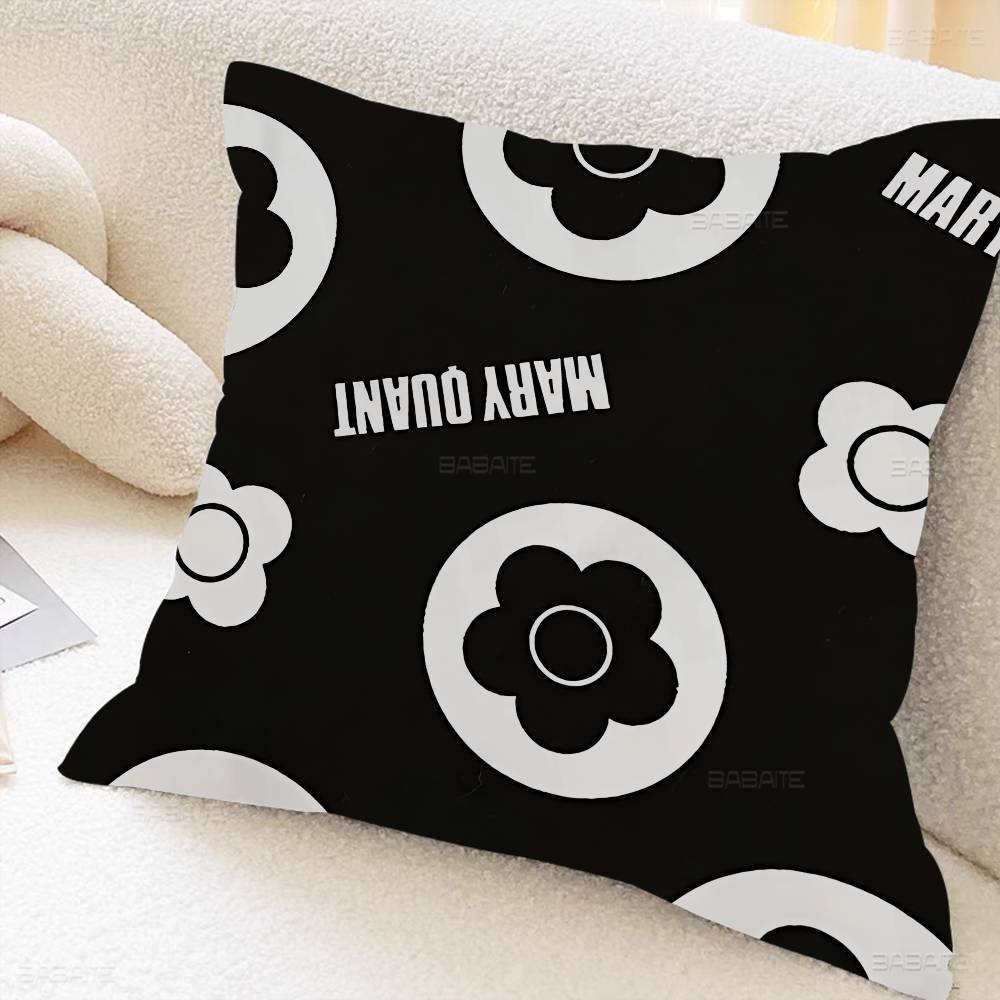 MMarys logo QQuants Cushion Cover Polyester Sofa Cushions Decorative Throw Pillows Home Decoration Pillowcover
