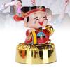 Solar Powered CAI Shen Statue Nodding Fortune Ornament Car Ornament Home Decoration South Road Type