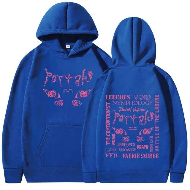 Melanie Martinez Hoodie Music Album Portals Graphic Hooded Sweatshirts Men Women Casual Vintage Long Sleeve Pullovers Streetwear