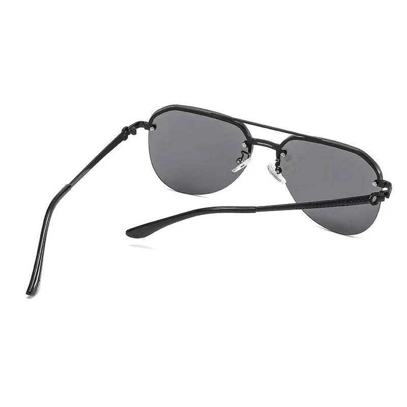 Xiaomi Women Metal Half Frame Double Beam Sunglasses Fashion Outdoor UV400 Sun Protection Shades Trendy Eyewear