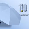 Compact Women's Umbrella with UV Protection and Black Coating – Dual-Use for Sun and Rain