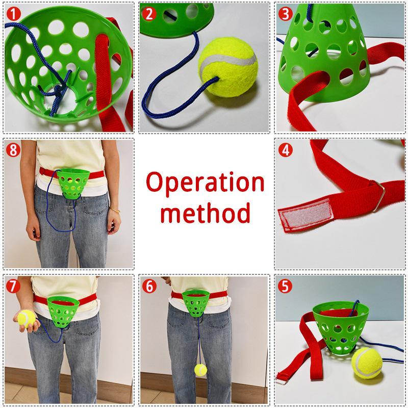 Swing Ball Game: Party Hammock Bucket Toys