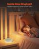 Sound Machine, 30 Soothing Sleep Sounds, 3-in-1 Portable and Hangable White Noise Sound Machine with Auto-Off Timer, Soft Ring Light and Memory