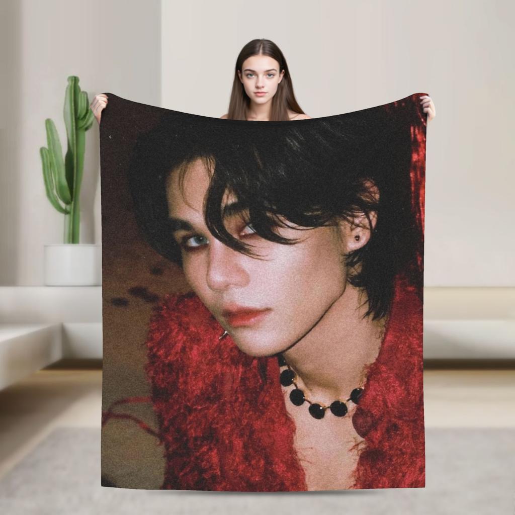 Jeff Satur Warm Soft Blanket Students Plush Throw Blanket Novelty Living Room Flannel Bedspread Sofa Bed Cover