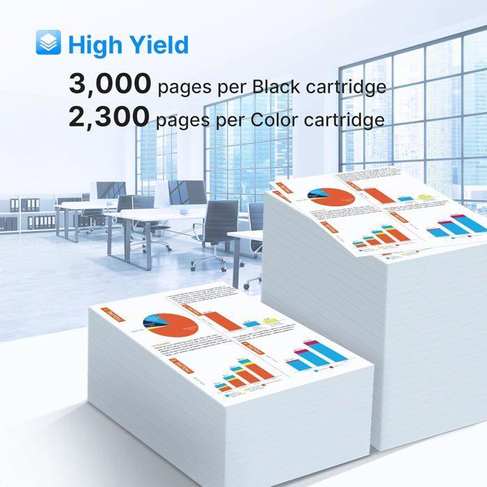 Kompatibler Toner - 1GOLD - TN248XL - Mehrfarbig - 3000 Seiten (Schwarz) - Einfach zu installieren