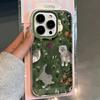 Oil Painting Cat Phone Case for Apple iPhone - Soft Silicone Shockproof Wear-resistant Phone Cover for iPhone 16/15/14/13/12/11/XS/XR/Pro Max Plus