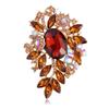 1Pcs Unisex Rhinestone Pins Luxury Large Crystal Glass Pendant Brooches For Women Banquet Party Backpack Gifts Jewelry Accessory