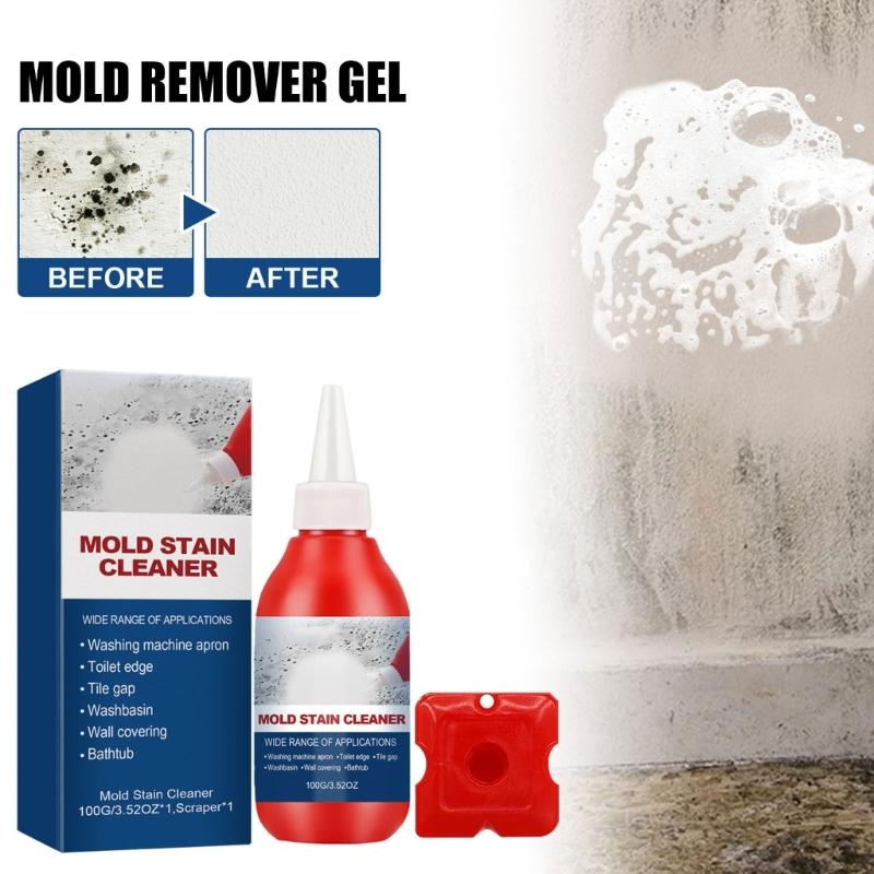 100g Mould Cleaning Liquid Wall Mold Remover Mold Cleaning Bathroom Kitchen Cleaning Effective Mildewy Removal Liquid