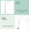 Mobile Holder Crib Toy Holder Hanging Rack Rattle Toy Arm Bracket Bed Bell Hanging Clip  Baby Toys