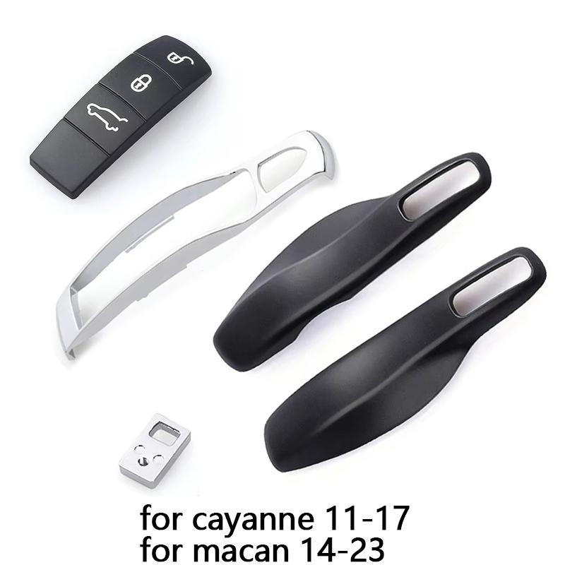 Car Key Case Accessories Replacement Parts For Porsche Cayenne 2011- Macan 2014- Panamera 2010- Cayman Boxter 718