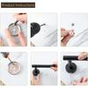 2PCS SUS 304 Stainless Steel Toilet Paper Holder, Brushed Nickel Wall Mount Toilet Roll Holder, Rustproof Single Bar for Bathroom Kitchen Washroom