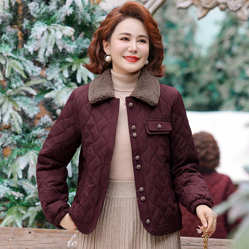 Autumn and winter new short cotton-padded jacket women's warm cotton-padded jacket women