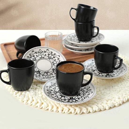 

Набор кофейных чашек Keramika Black Velvet, 12 предметов, на 6 человек — 19299