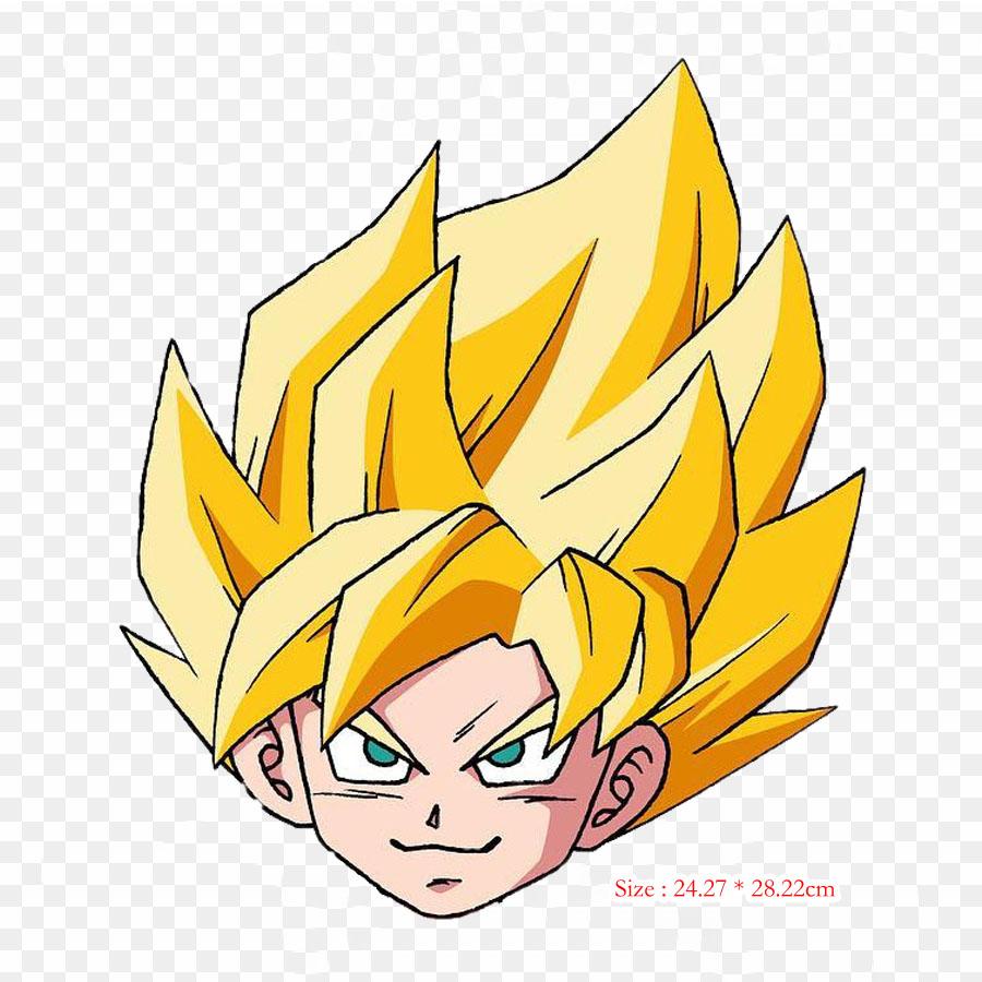 Patches For Clothes Bag Iron On Thermal Stickers Cartoon Vegeta Bulla Pattern Washable Heat Transfer