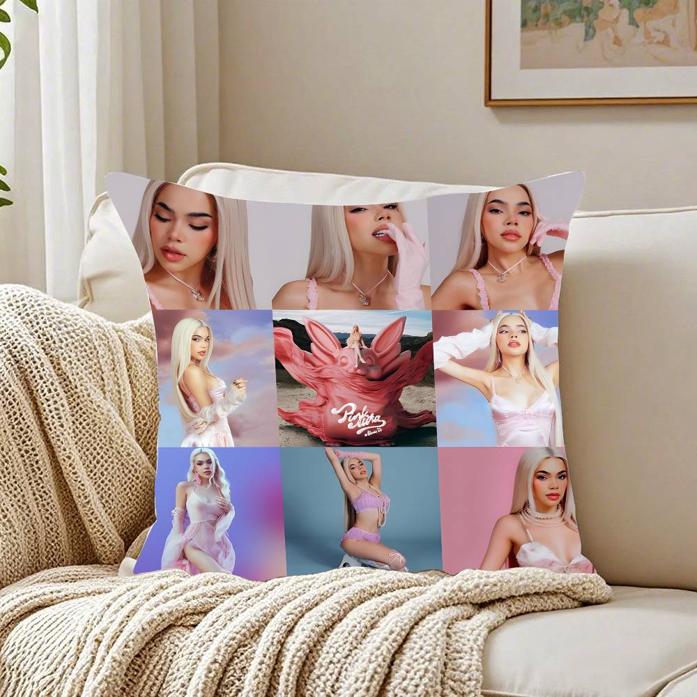 K-Kenia Os Pink-Aura Singer Pillow Case Pattern Printed Pillowcase For Living Room Sofa Cushion Cover & Bedroom Decor