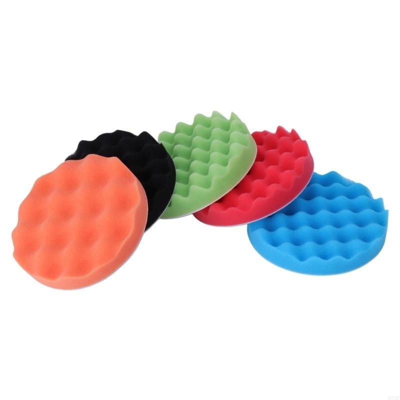 2025 New 5Pcs 6inch 150mm Sponge for Buff Polishing Pad For Car Polisher