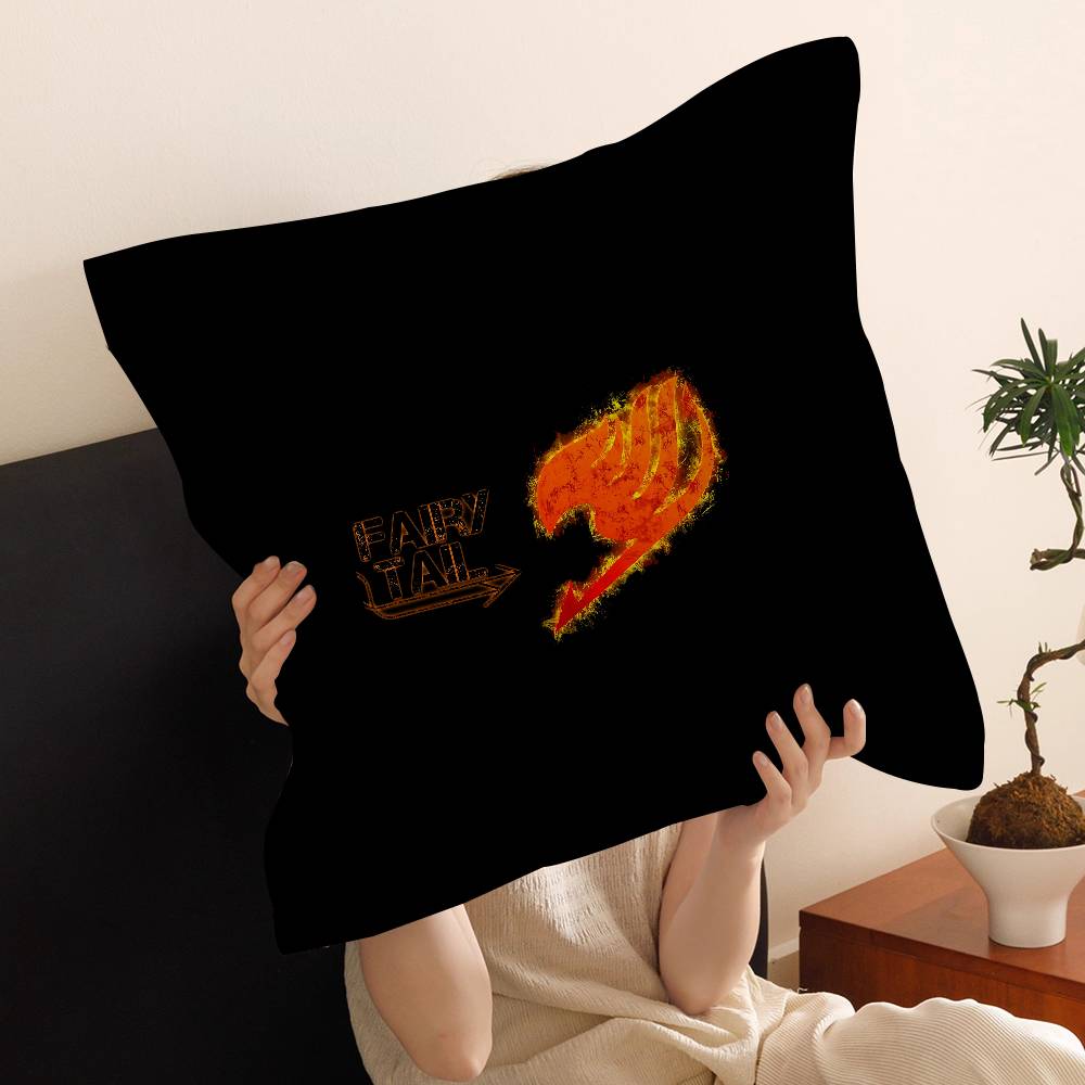 Fairy Tail Japanese Pillow Cover Sofa Cushion Cover Home Room Decoration Children Gift