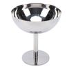 Footed Dessert Cup Dishwasher Safe 304 Stainless Steel Footed Dessert Bowl for Ice Cream Salad Serving