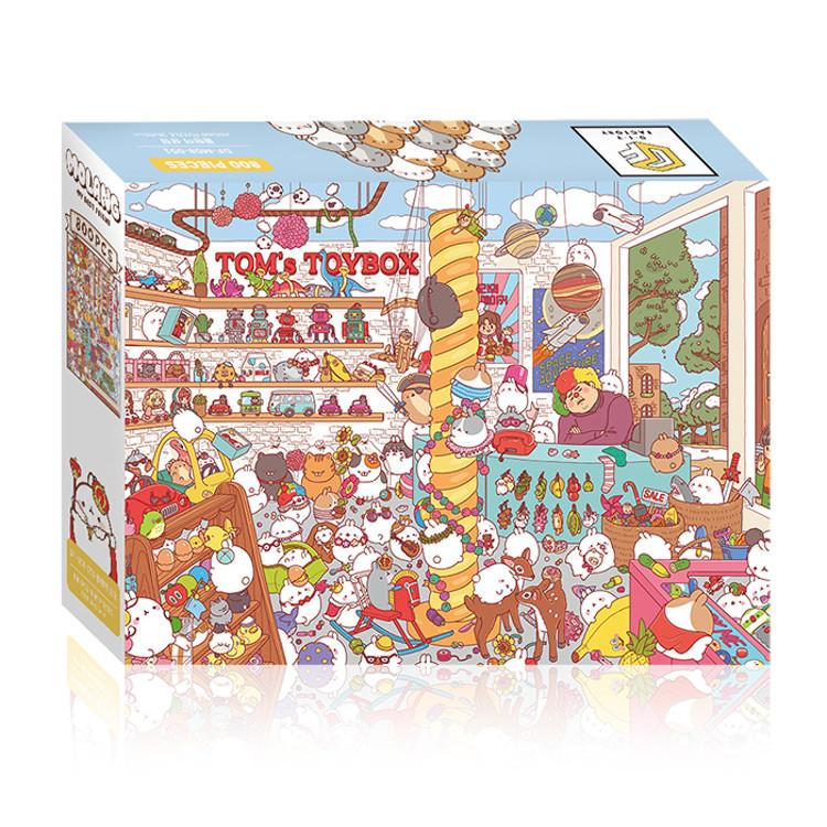800-teiliges Puzzle – Molang Store (Mini), beliebtes koreanisches Puzzle