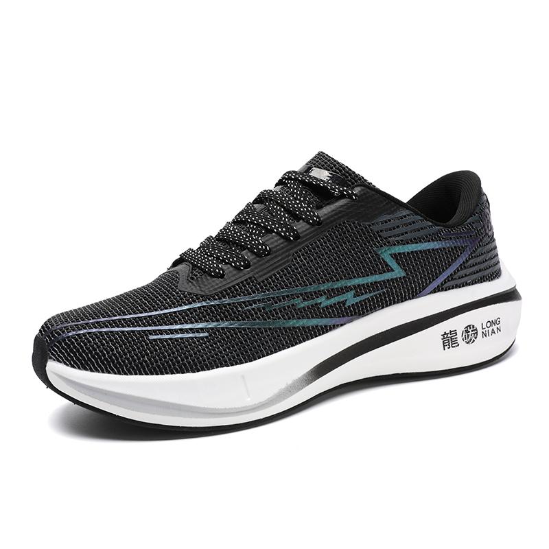 

Мужские легкие кроссовки для бега, повседневная мода, подошва Popcorn Grain, мягкая, удобная, дышащая, белая, нескользящая, резиновая подошва, размер 44 36 чёрный
