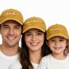 Adjustable dad mama mini Love Caps Washed Cotton Embroidery Baseball Cap  Gifts
