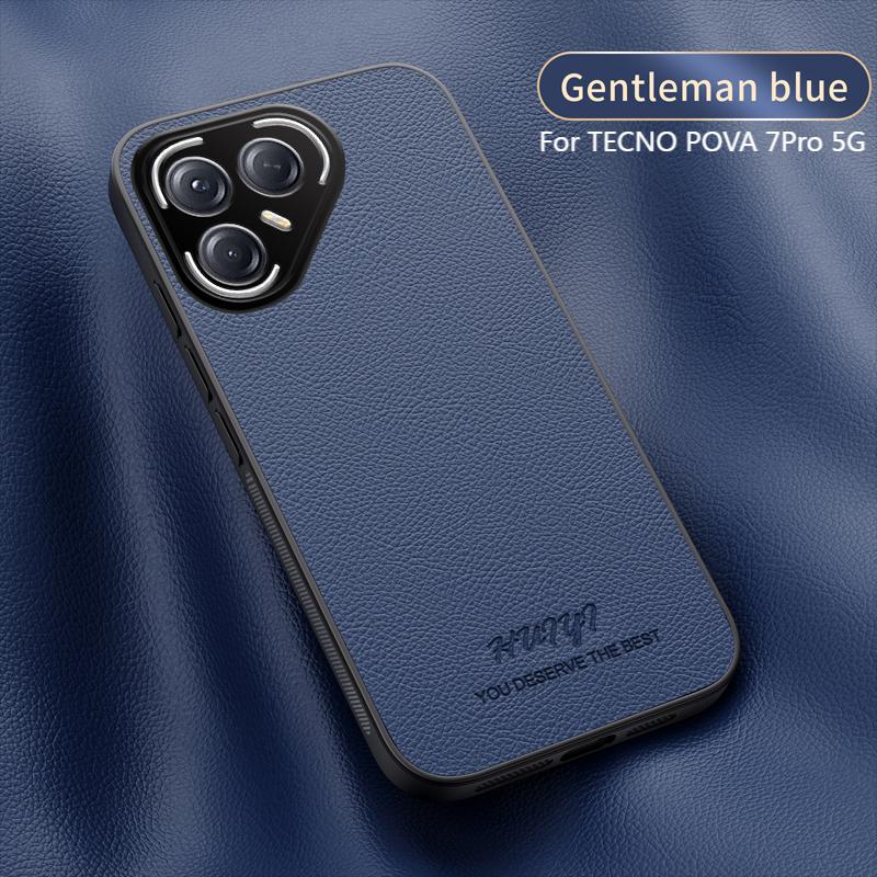 Luxury Business Leather Soft Frame Magnetic Cover For Tecno Pova 7 Pro Ultra Pova7 Pro Ultra Phone Cases Capa