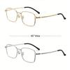 Men Color Changing Anti Blue Light Glasses Trendy Glasses Man Retro Metal Eye Glasses Computer Eyeglasses Sunglasses