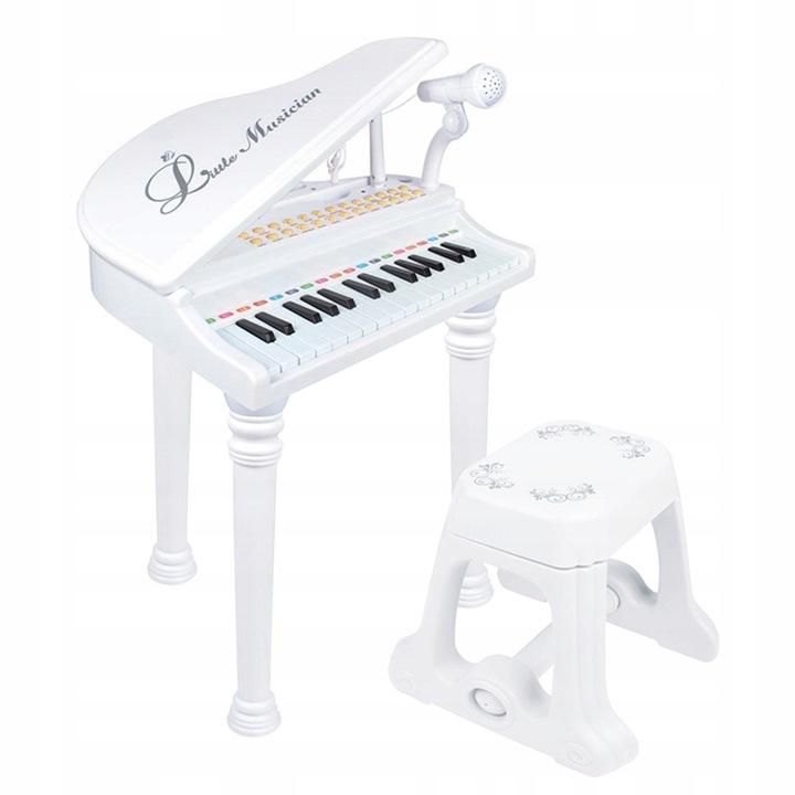 Organy Pianino Elektroniczne Keyboard Dla Dzieci Mikrofon Karaoke 37 Klaw