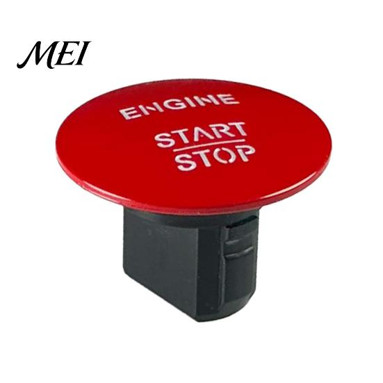 Start Button Replacement for Mercedes Engine Stop Switch Benz, Car Push Direct Plug-in Starter Switch, Button, Accessory Metal Panel Butto