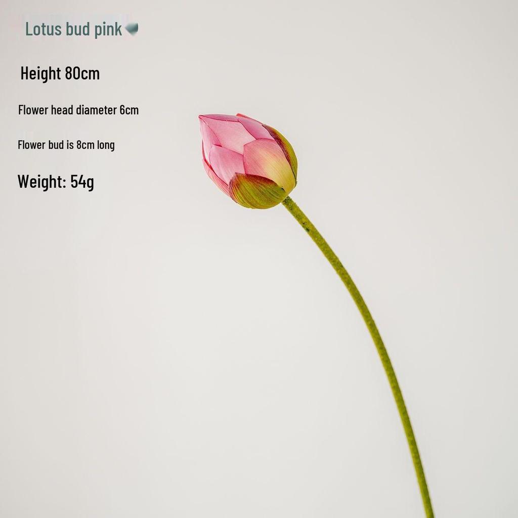 High-End Artificial Lotus Flower and Seed Pod Ornament for Living Room or Buddhist Hall Decor