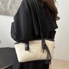 Vintage Korean Style Bag Large Capacity Retro Tote Bag Trendy PU Leather Bag  Girls