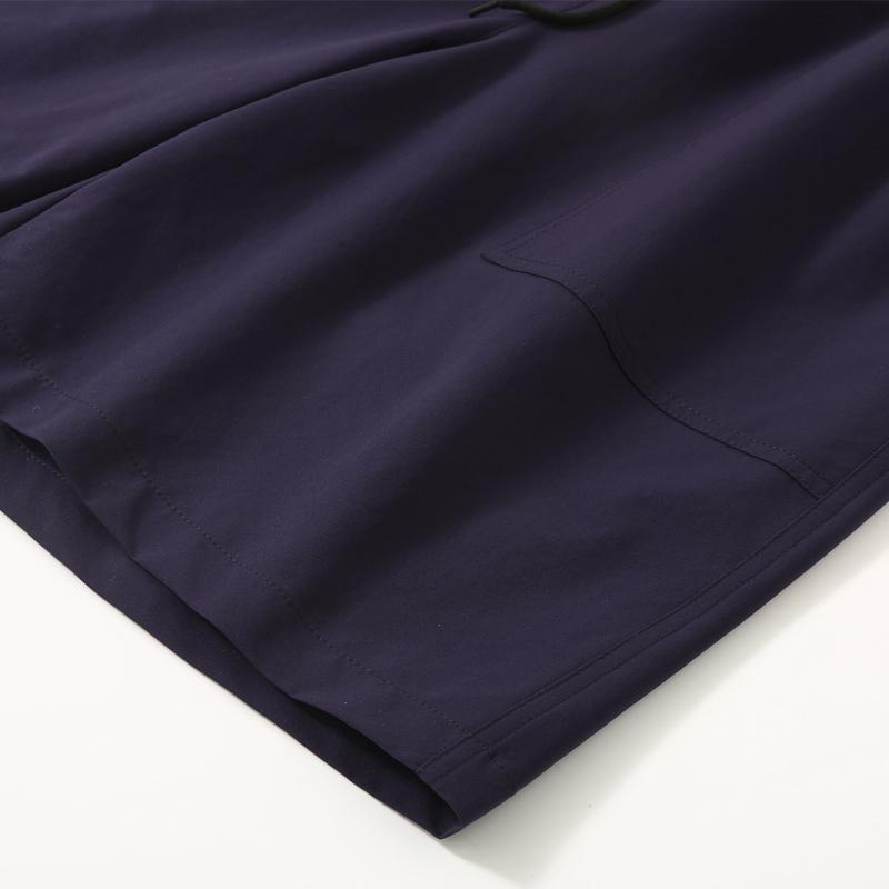 Herren Schnelltrocknende Freizeitshorts, Elastischer Bund mit Kordelzug und Reißverschlusstaschen (L-5XL)