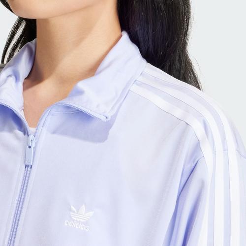 adidas Originals striped sporty long-sleeve retro jacket for women, light purple