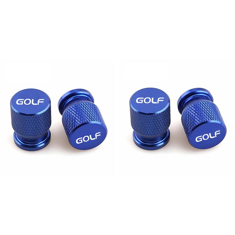 Für VOLKSWAGEN VW 4 Stück Auto Rad Reifen Legierung Ventilkappen Emblem Metall Kappe Hülle Für VW Volkswagen Golf Polo Passat Touran Auto Zubehör